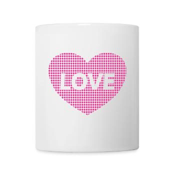 Heart with Love. - Mug - white - Front