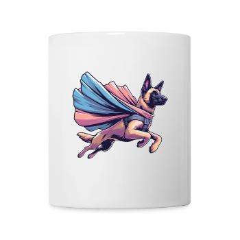 Super Dog Belgian Shepherd Cape Gift - Mug - white - Front