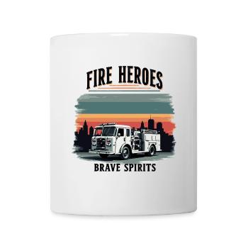 Fire Heroes – Brave Spirits - Tasse - Weiß - Vorne