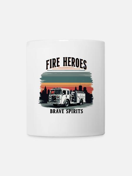 Fire Heroes – Brave Spirits - Mug - white