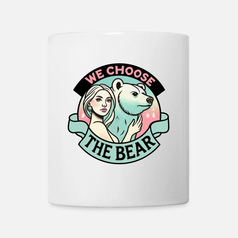 We choose the bear - Mug blanc - blanc