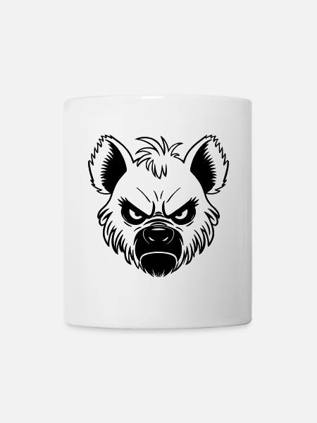 Hyäne - Tasse - Weiß