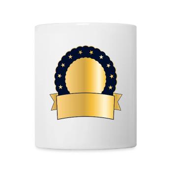 AUSZEICHNUNG SELBST GESTALTEN - Tasse - Weiß - Vorne