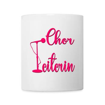 Hobby Chor Leitung Chorleiterin - Tasse - Weiß - Vorne