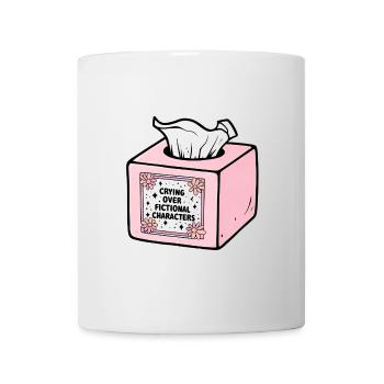 Pleurer sur des personnages fictifs - Mug blanc - blanc - Devant