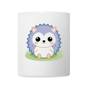 Igelbaby sitzt im Garten - Tasse - Weiß - Vorne