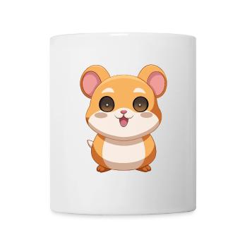 Bébé cochon d’Inde rigolo et curieux - Mug blanc - blanc - Devant
