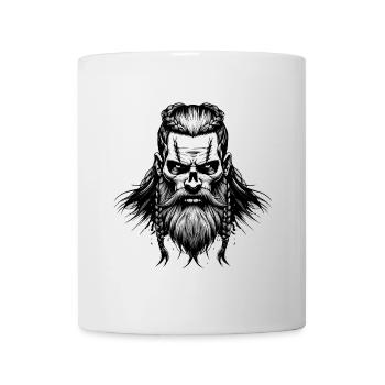 Mythologie nordique Viking Guerrier Valhalla - Mug blanc - blanc - Devant