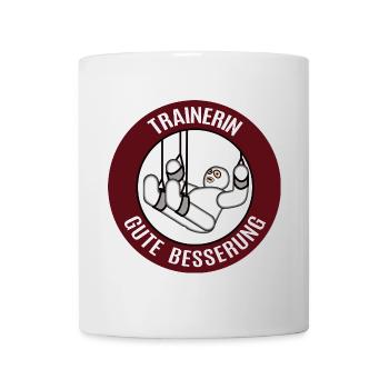 Gute Besserung Trainerin Alles Gute Gesundheit - Tasse - Weiß - Vorne