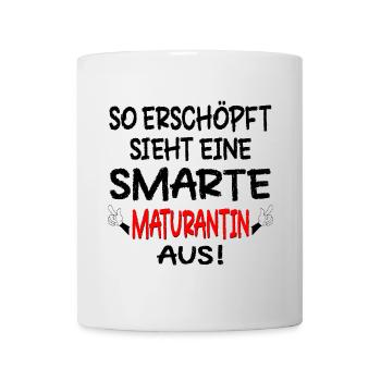 MATURANTIN MATURA ERSCHÖPFUNG LUSTIG - Tasse - Weiß - Vorne