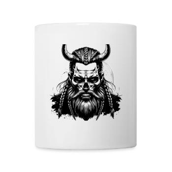 Mythologie nordique Viking Guerrier Valhalla - Mug blanc - blanc - Devant