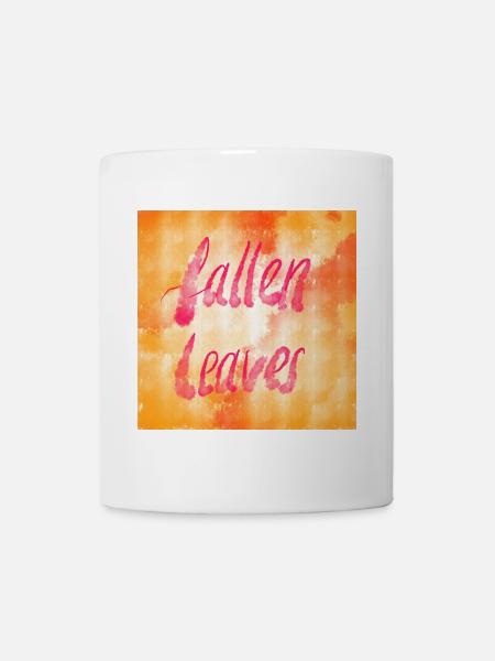 Flaming Fallen Leaves - Tasse - Weiß
