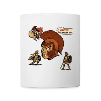 SPARTIATES - Mug blanc - blanc - Devant
