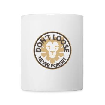 The 1st rule "Don't Loose – Never Forget" Buffet - Mug - white - Front