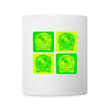 Style de platine vinyle - Mug blanc - blanc - Devant