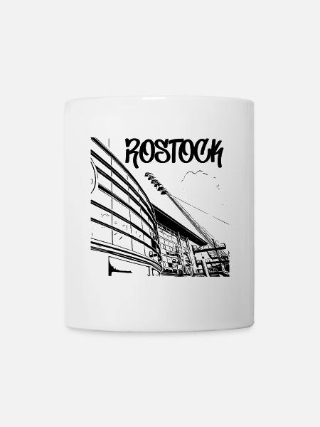 Rostock Stadionblick - Tasse - Weiß