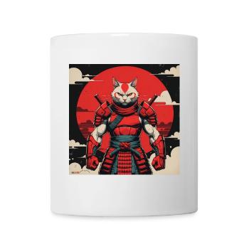 Samurai Cat Warrior - Mug - white - Front
