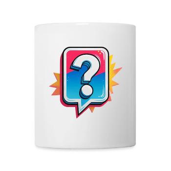 Fragezeichen - Tasse - Weiß - Vorne