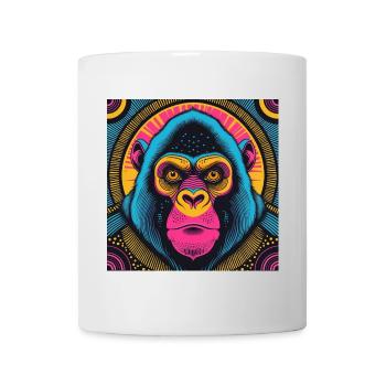 Gorille électrique - Mug blanc - blanc - Devant