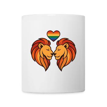 Lion Love – Proud & Powerful - Mug - white - Front