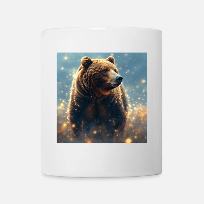 Animal Totem Ours Brun - Mug blanc - blanc