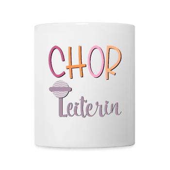 CHOR LEITUNG SINGEN CHORLEITERIN - Tasse - Weiß - Vorne