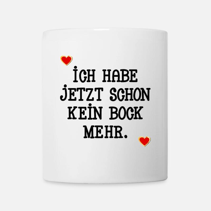 MOTIVATION KEIN BOCK - Tasse - Weiß