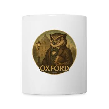 Professor Eule – Oxford Wisdom - Tasse - Weiß - Vorne