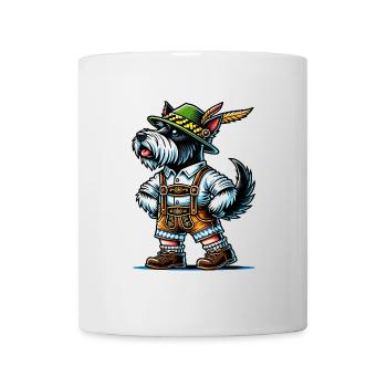 Terrier écossais de Bavière - Mug blanc - blanc - Devant