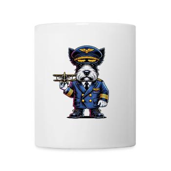 Scottish Terrier Pilot - Mug - white - Front
