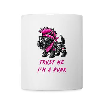 Scottish Terrier Punk Music - Mug - white - Front
