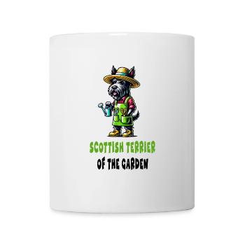 Terrier écossais Jardinier - Mug blanc - blanc - Devant