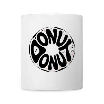 Donut - Cool Donut Logo - Mug blanc - blanc - Devant