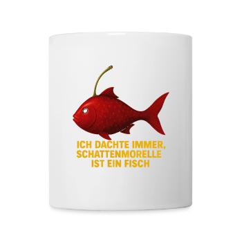 Fisch Schattenmorelle - Tasse - Weiß - Vorne