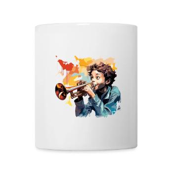 The Jazzy Trumpet Player - Mug - white - Front