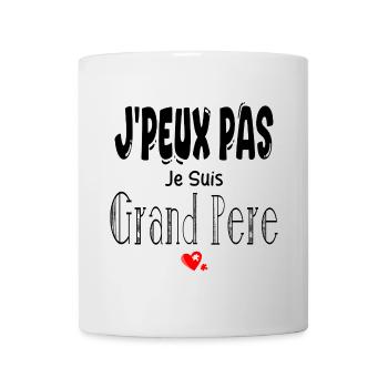 J'Peux Pas Je suis Grand Père - Mug blanc - blanc - Devant