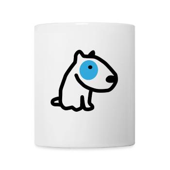 CORSO DER HUND mit blauen Augen - Tasse - Weiß - Vorne