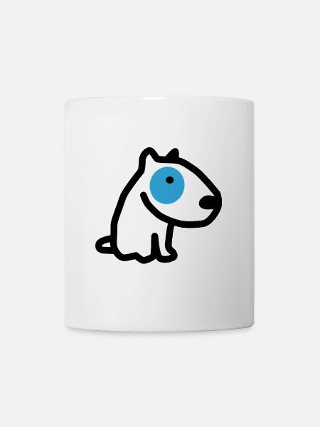 CORSO DER HUND mit blauen Augen - Tasse - Weiß