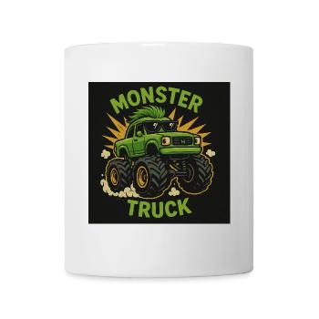 Monster truck - Mug - white - Front