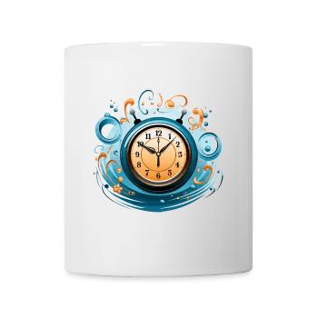 Le chronomètre rythmique - Mug blanc - blanc - Devant