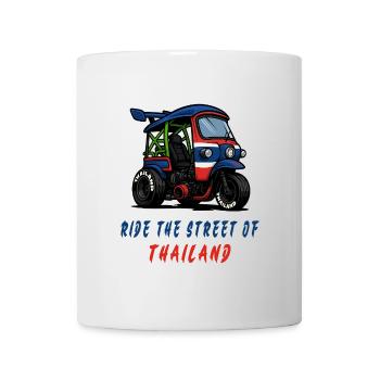 Thaïlande Tuk-Tuk Racing - Mug blanc - blanc - Devant