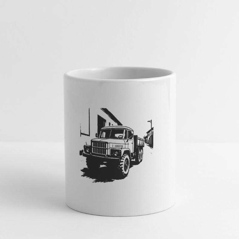 Géant d’acier de l’Est Mug blanc
