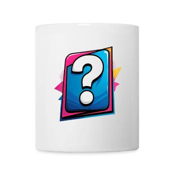 Fragezeichen - Tasse - Weiß - Vorne