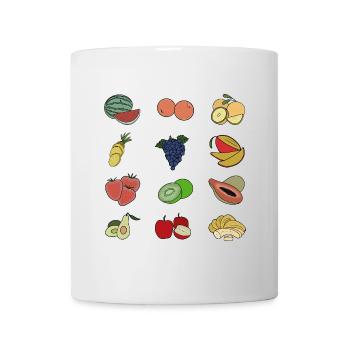 De délicieux fruits variés - Mug blanc - blanc - Devant
