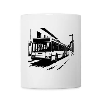 Retro Gelenkbus Kult - Tasse - Weiß - Vorne