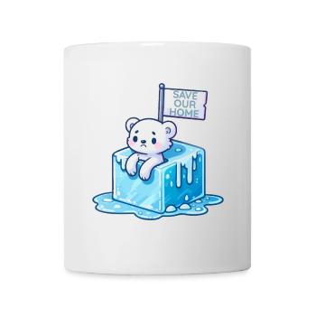 Retten Sie unser Zuhause - Tasse - Weiß - Vorne
