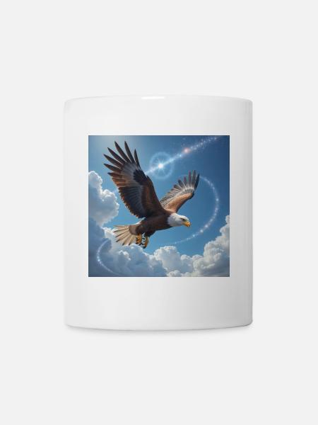 Power Animal Eagle Magestic - Mug - white