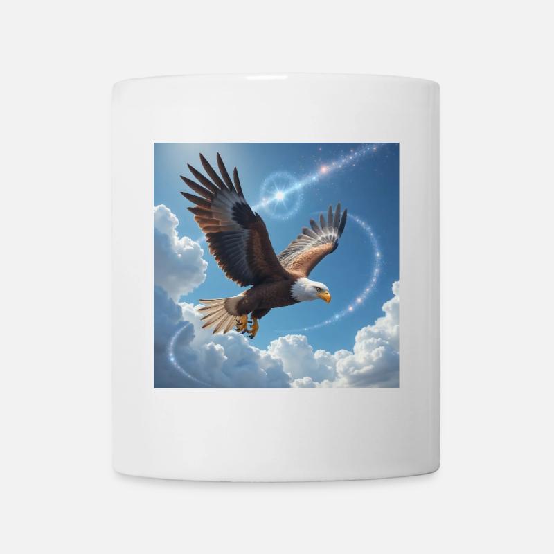 Animal Totem Aigle Majestueux - Mug blanc - blanc