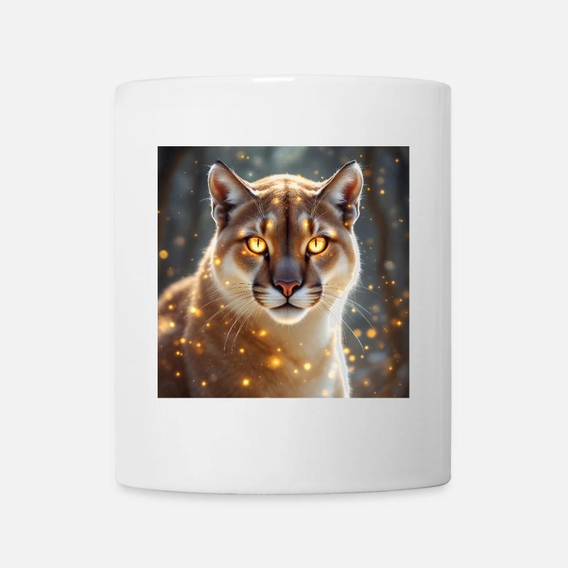 Animal Totem Cougar - Mug blanc - blanc