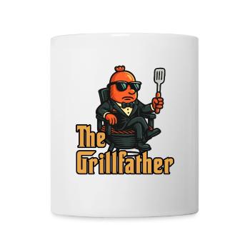 Le Grillfather - Mug blanc - blanc - Devant